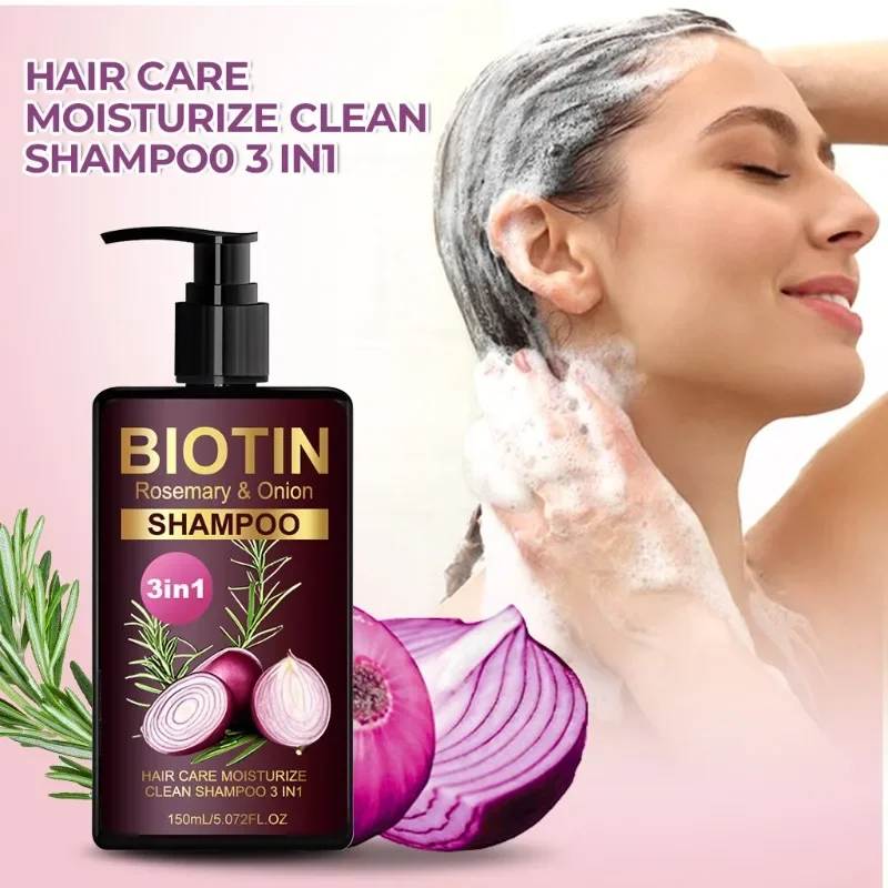 150ml 비오틴 로즈마리 & 양파 샴푸 - 효과적인  - Hair Care Natural Ingredients 리뷰 및 가격