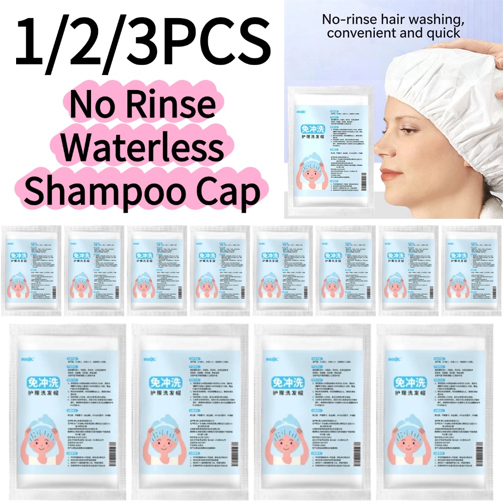 헹굼이 필요 없는 물 없는 샴푸캡 일회용 전자레인지 사 - Hair Care Products 리뷰 및 가격