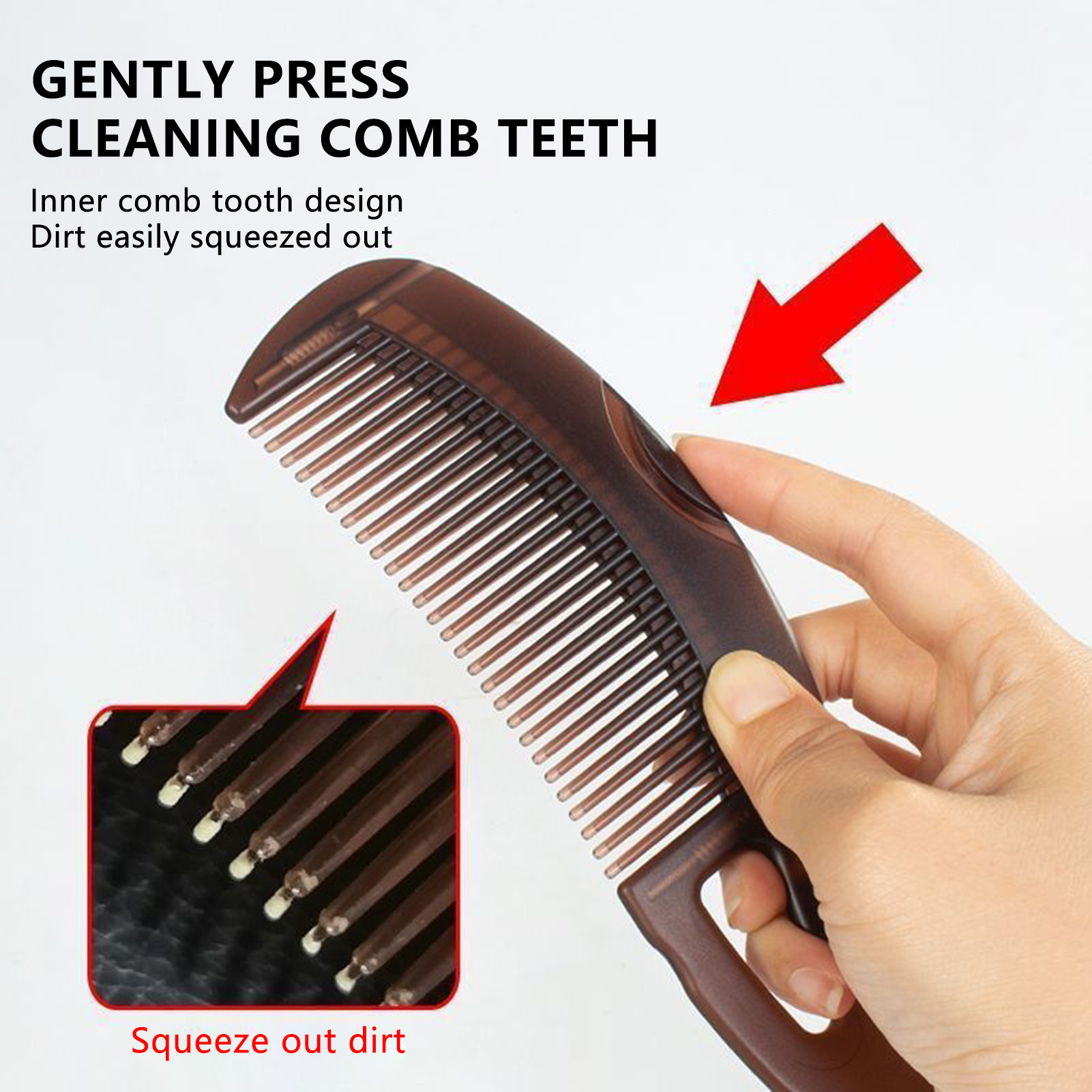 비듬 제거 두피 헤어 빗 헤어 드레싱 빗 자체 청소 정 - Hair Care Dandruff 리뷰 및 가격