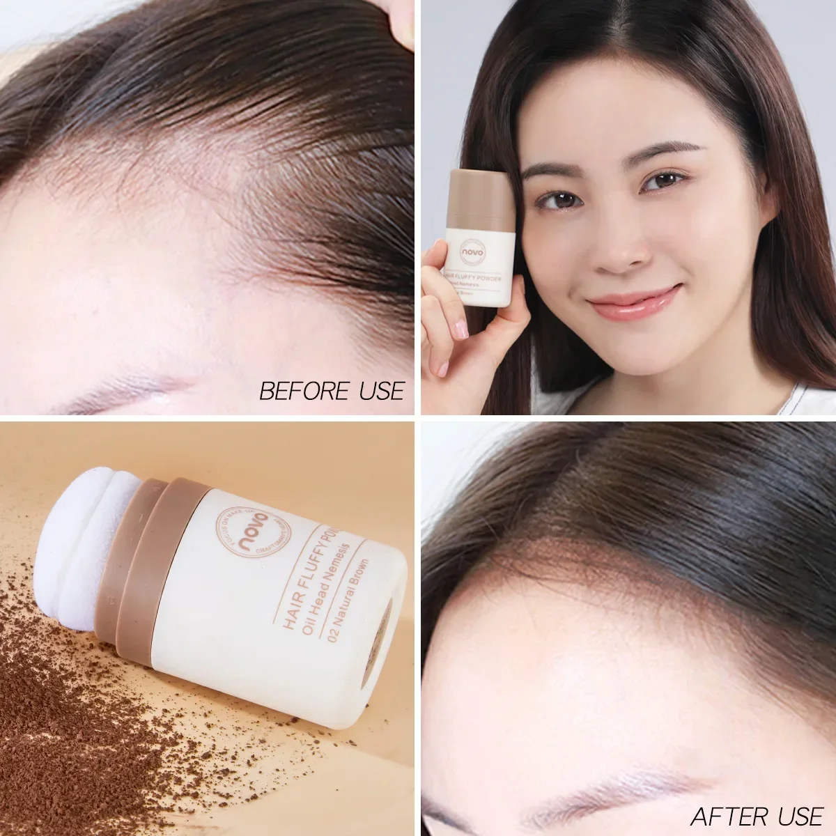 노보 헤어 플러피 파우더 - 오일 컨트롤 리프레싱 내추 - Hair Care Products 리뷰 및 가격