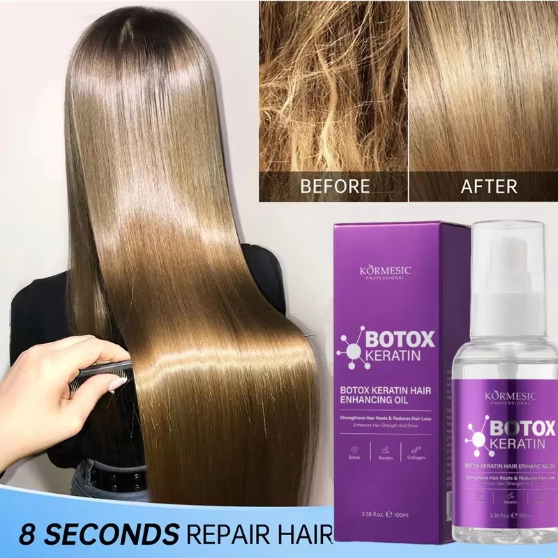 매직 케라틴 헤어 강화 오일 빠른 복구 효과로 부드럽고 - Hair Care Korean Products 리뷰 및 가격