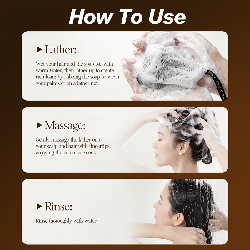 흑발 비누 천연 샴푸 바 두피 케어 영양 공급 스무딩  - Hair Care Dandruff 리뷰 및 가격